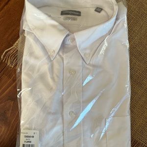 Men’s white dress button down